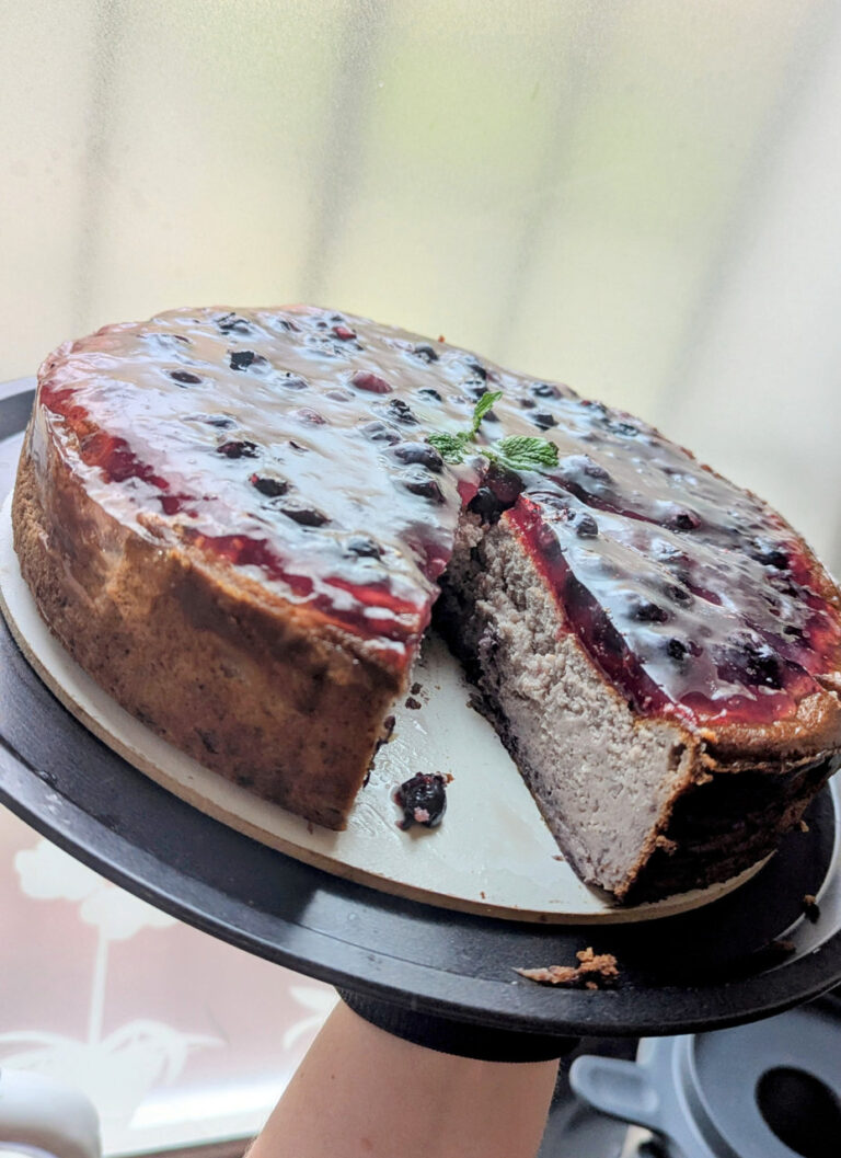 sernik baskijski w cafe nena gdynia